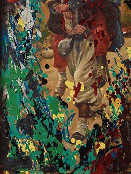 Asger Jorn, "Hero au dos".