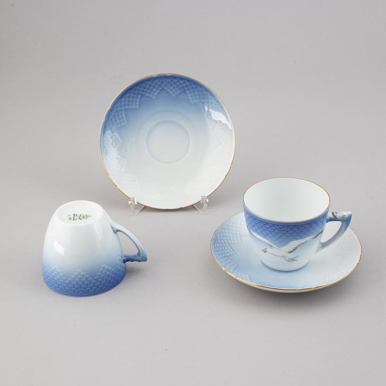 Bing & Grøndahl, servis, "Måsen", porslin, Danmark.