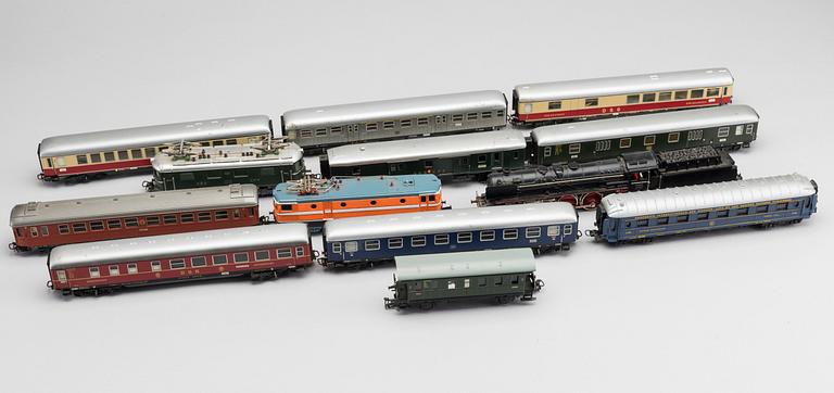 MÄRKLIN, samling lok och vagnar, 1900-talets andra hälft.