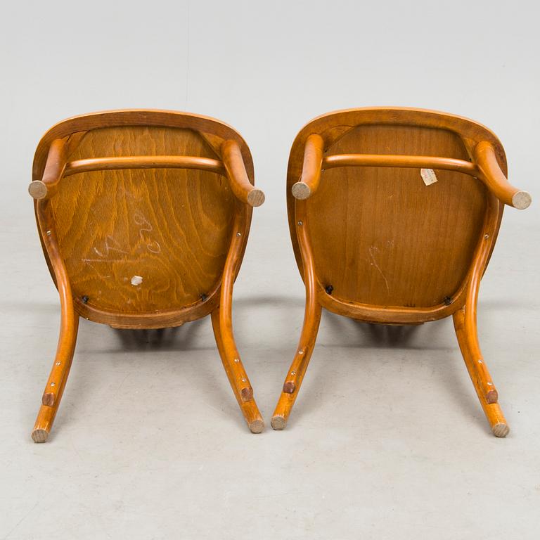 A set of four chair, Radomsko, Poland, latter half of the 20th Century.