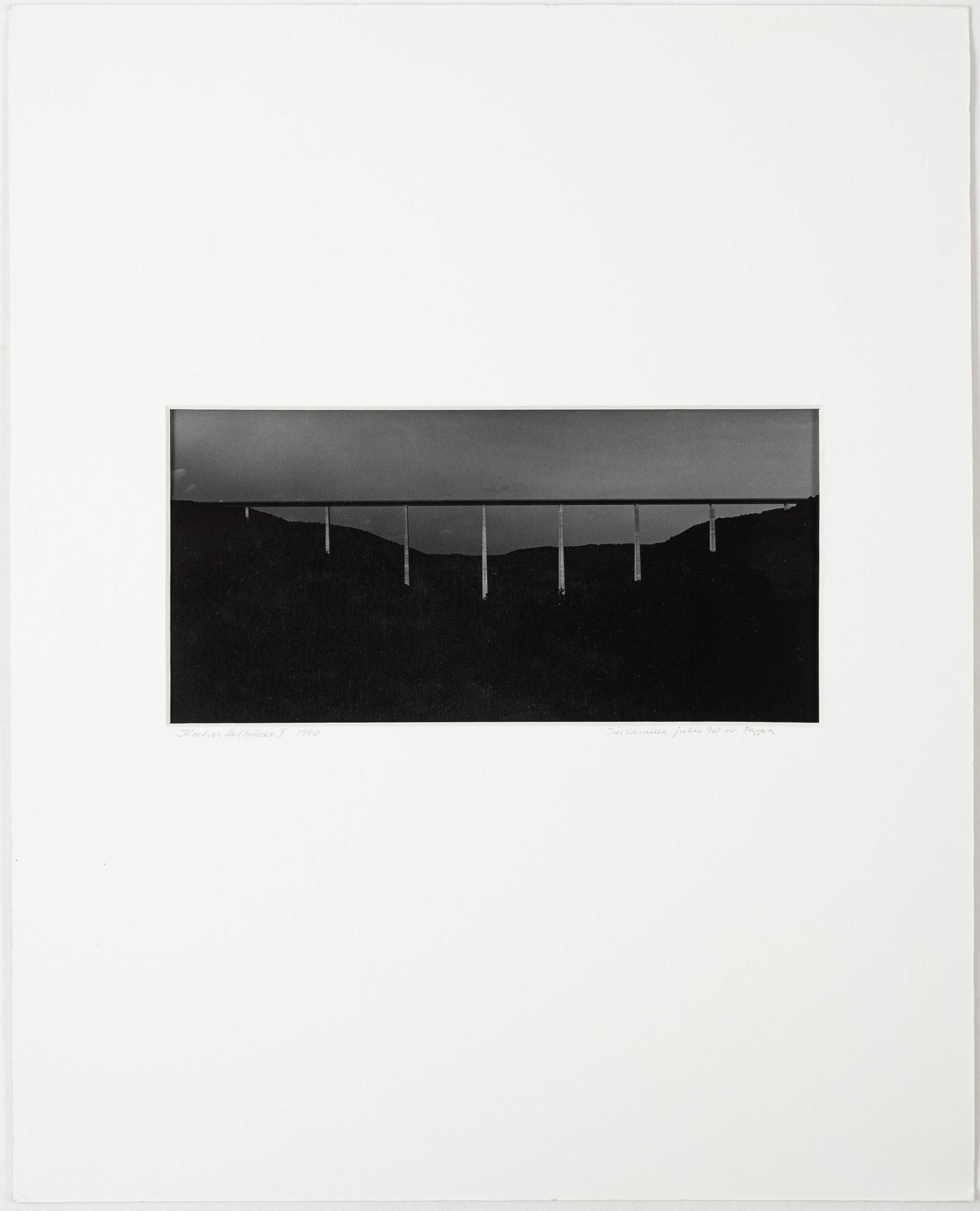 Lennart Olson, "Kochertalbrücke I", 1990.