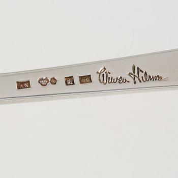SKEDAR, 2 st, silver, Wiwen Nilsson, 1968 och 1966, Lund. Vikt ca 90 g.