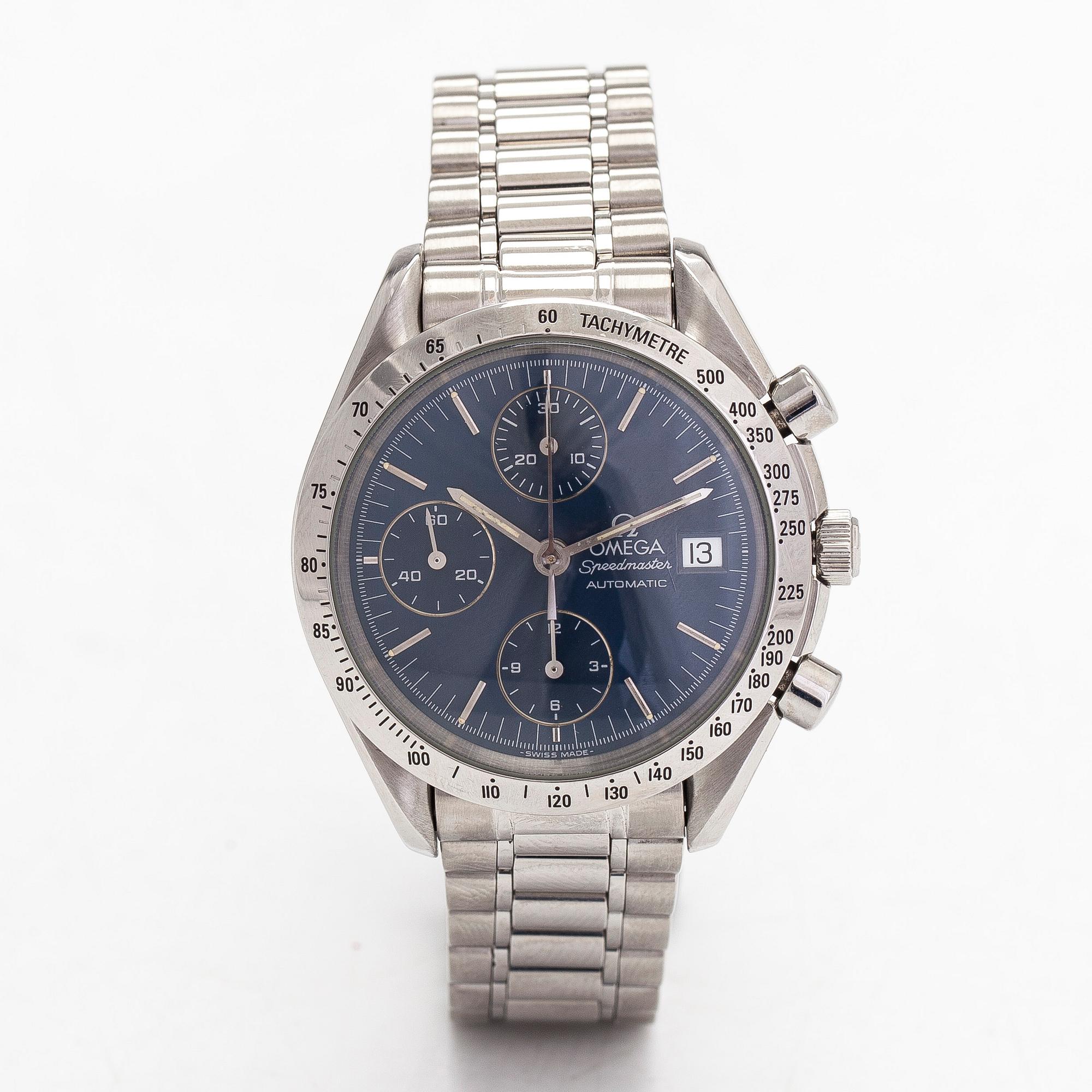 Omega, Speedmaster, Date, kronograf, armbandsur, 39 mm.