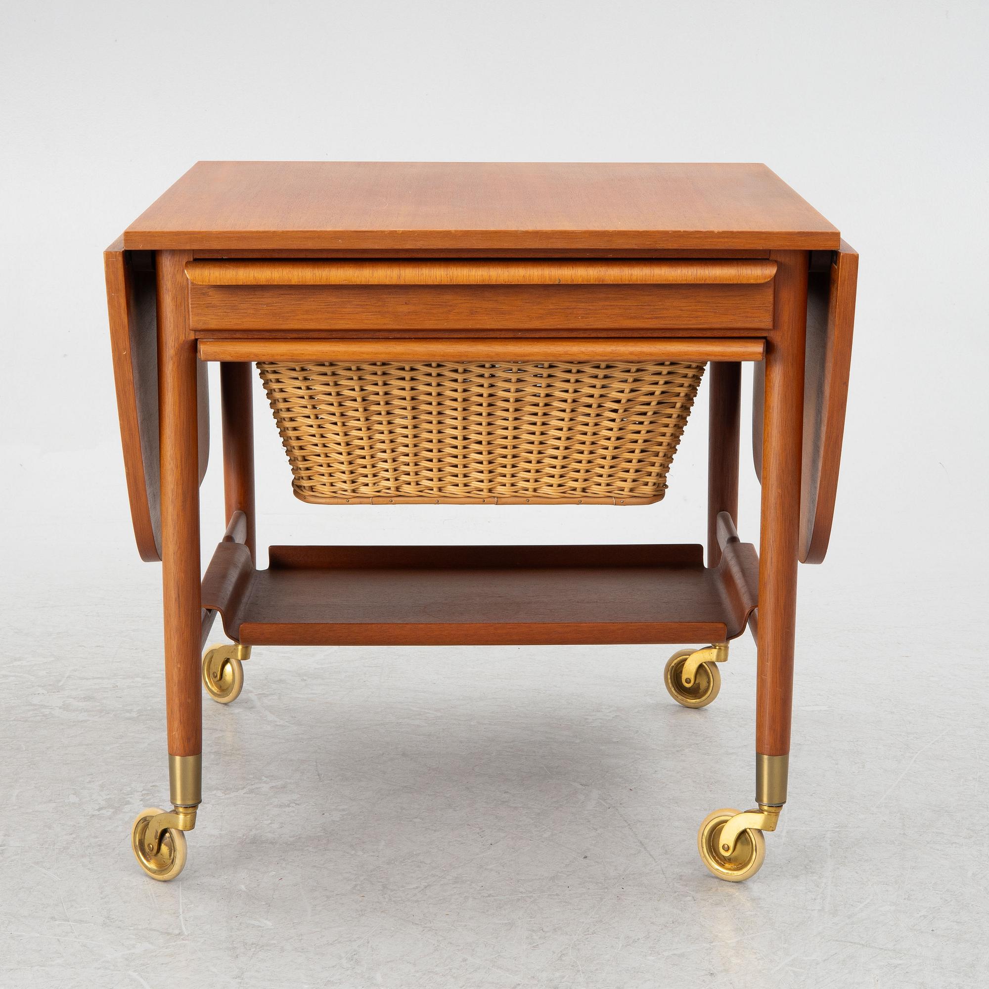 Bertil Fridhagen, sewing table, Bodafors, 1960s.