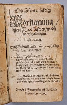 BÖCKER, 7 st, 1600-1800-tal.