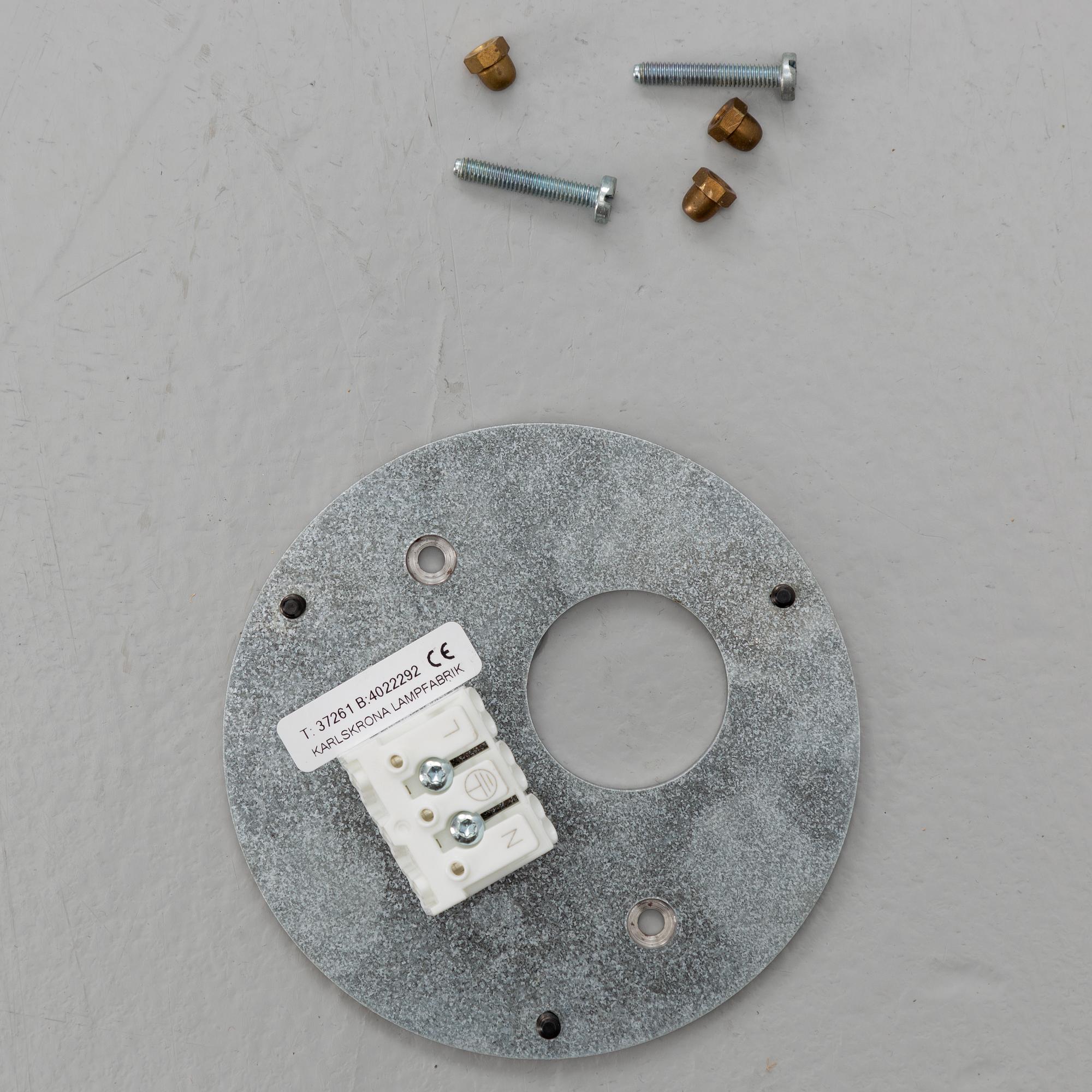 Taklampa, Karlskrona Lampfabrik.