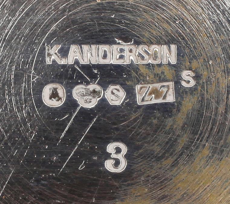 SKÅL, silver, K Andersson, Stockholm 1926. Vikt 300 gram.