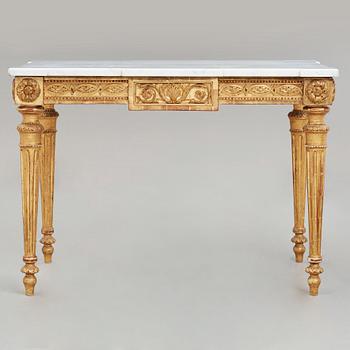 KONSOLBORD, gustavianskt stockholmsarbete, 1700-talets slut.