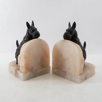Bookends, a pair, 20th century.
