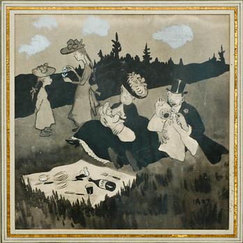 Ivar Arosenius, "I naturens sköte".