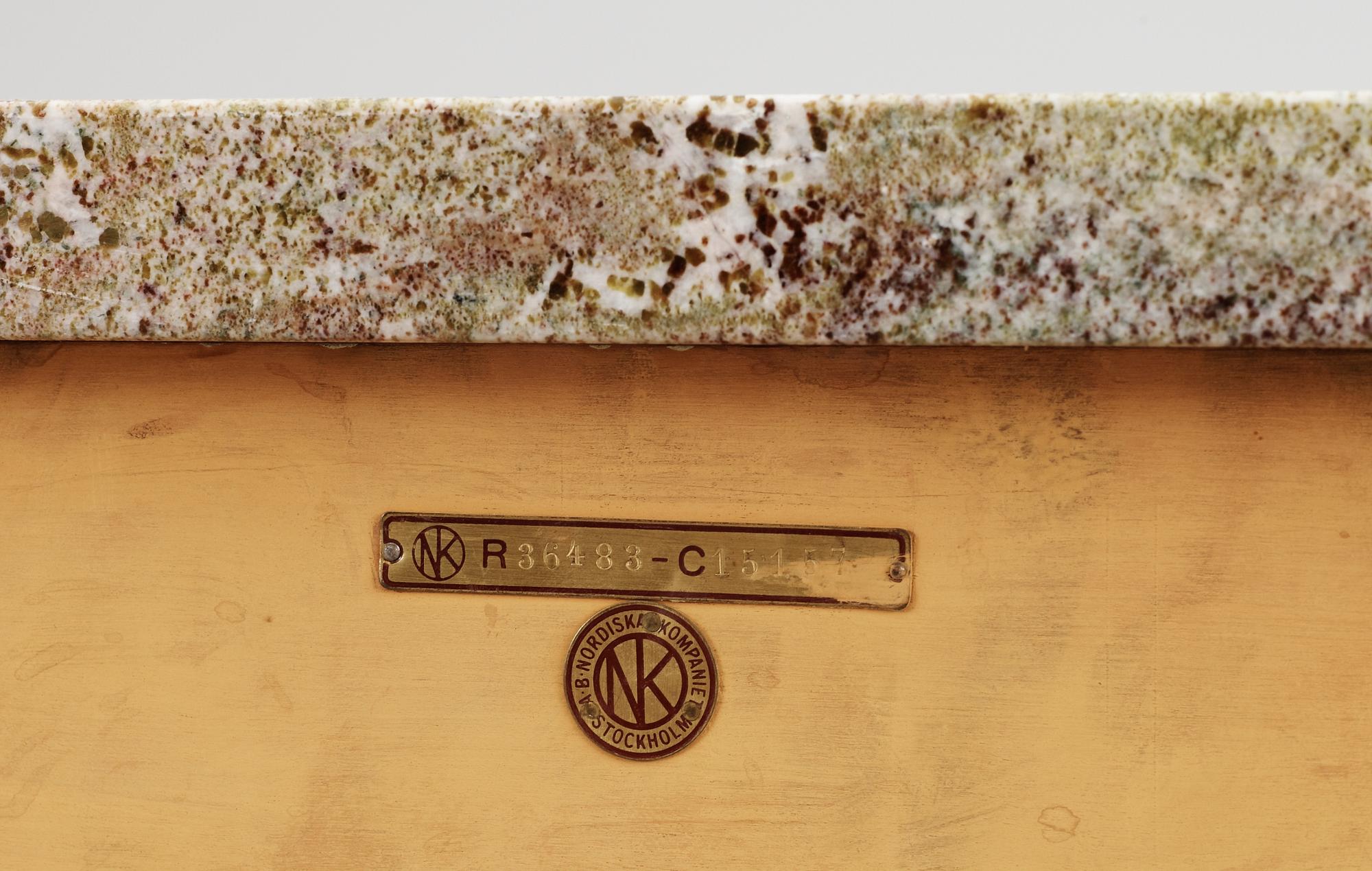 KONSOLLBORD, ett par, gustaviansk stil, Nordiska Kompaniet.