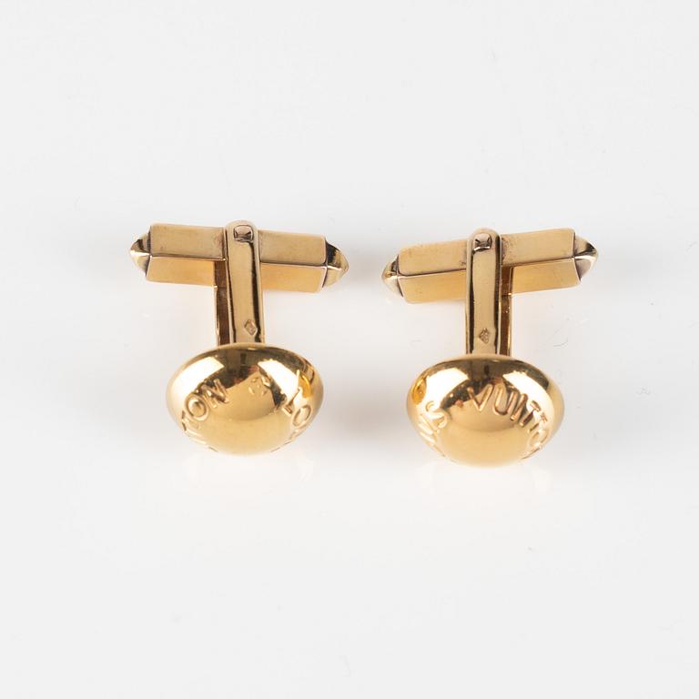 Louis Vuitton, cufflinks.