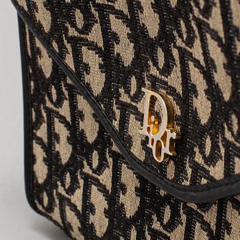 CHRISTIAN DIOR, monogram canvas shoulder bag.