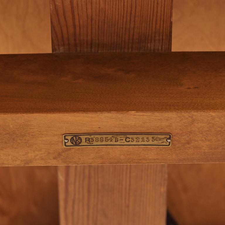 Axel Einar Hjorth, a special commissioned dining table, "Birka", Nordiska Kompaniet, Sweden 1930s.