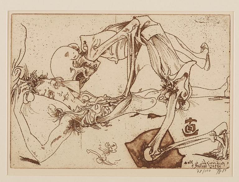 Horst Janssen, "Post scriptum".