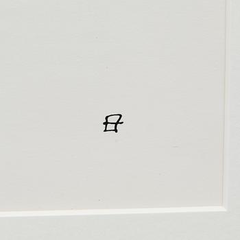 EDUARDO CHILLIDA, serigrafi, signerad i trycket, utförd 1982.