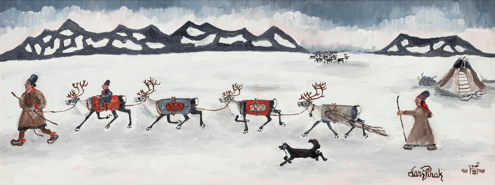 Lars Pirak, Reindeers.