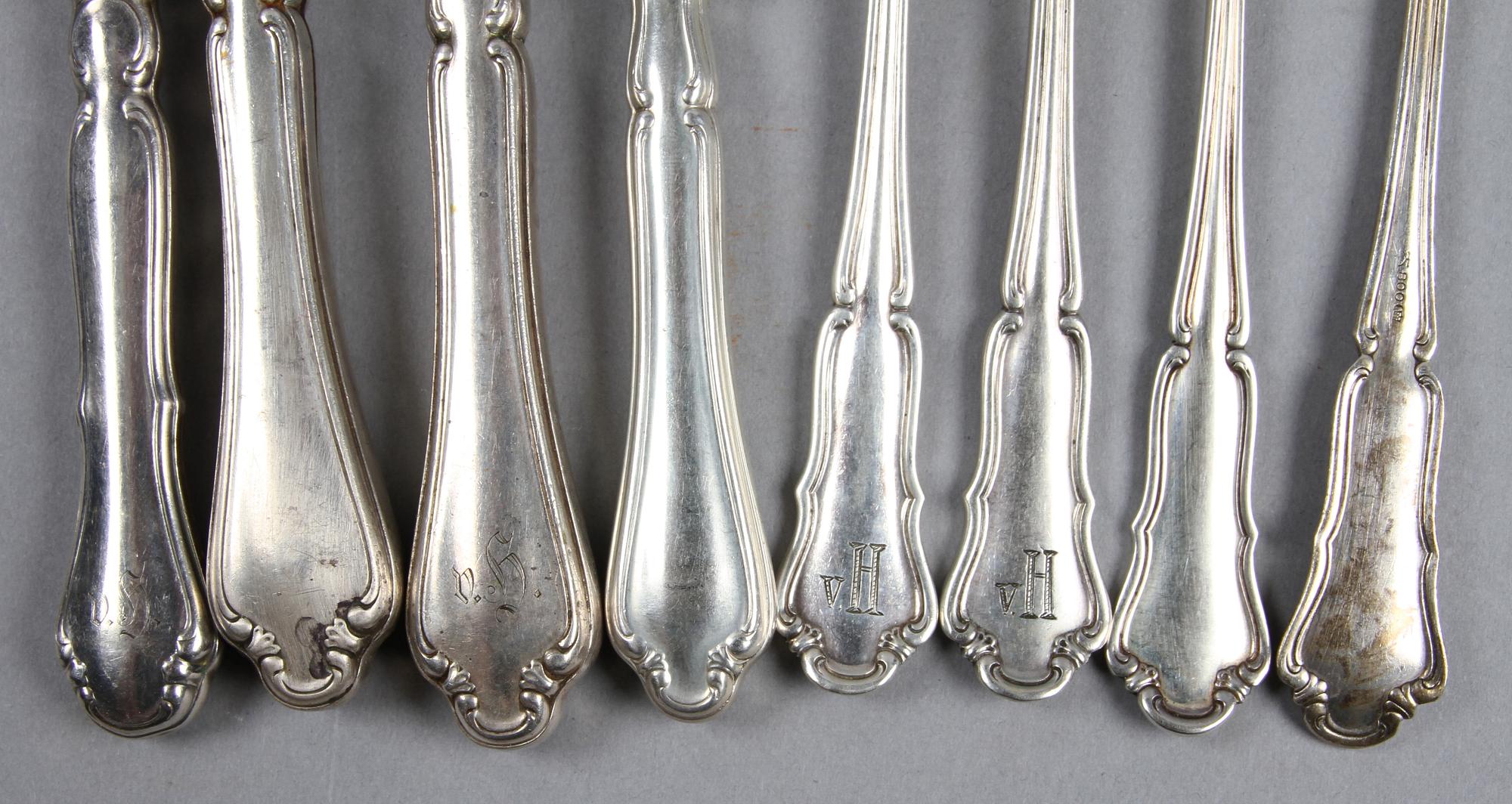 BESTICKSERVISDELAR, 237 st, silver, 1900-tal.