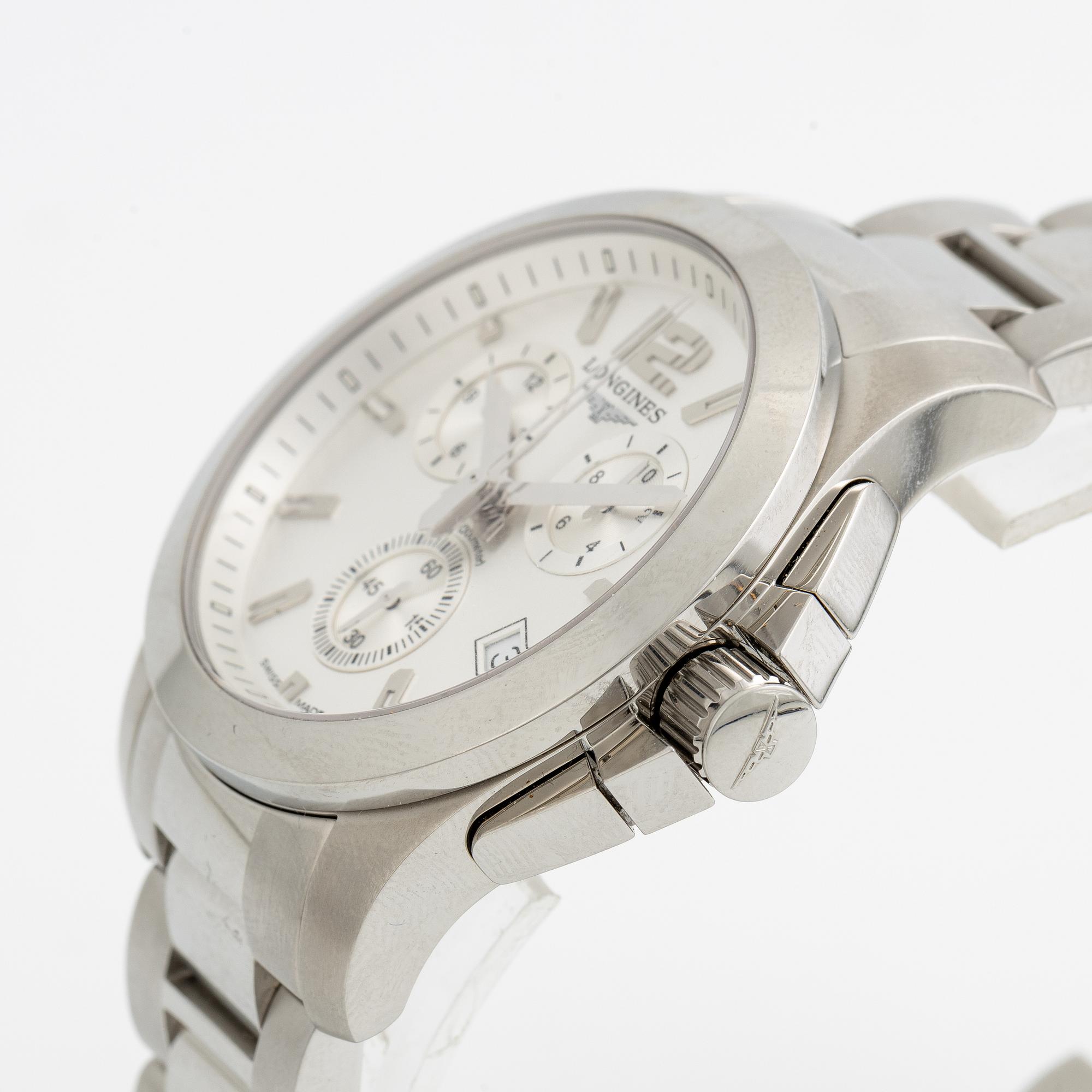 Longines, Conquest, kronograf, armbandsur, 41 mm.