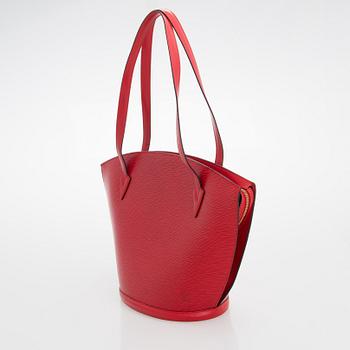 Louis Vuitton, A red Epi leather 'Saint Jacques GM' Bag.