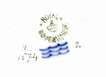 GALLERSKÅL MED FAT, porslin, Royal Copenhagen.