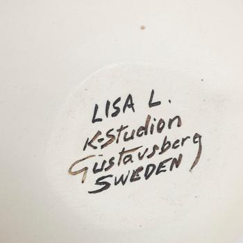 Lisa Larson, a set of six stoneware figurines, Gustavsberg.