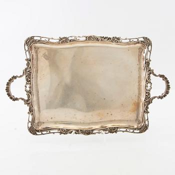 David Andersen tray silver Stockholm 1902.