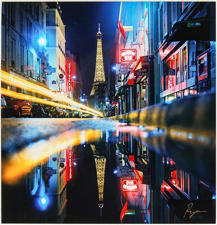 RICHARD RYAN, signerat fotografi, "Paris Water Puss", 2000, Notes nr 0114, ur serien "Notes by Ryan".