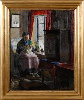 POUL FRIIS NYBO, oil on canvas, signed and dated 93.