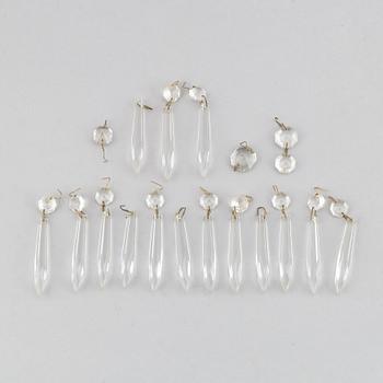 An Empire style chandelier, mid 20th century.