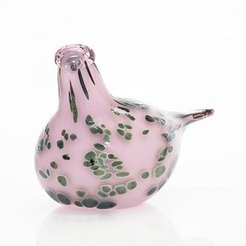 Oiva Toikka, A glassbird 'Rubirosa', Unique Days spring 2008, signed O. Toikka Nuutajärvi.