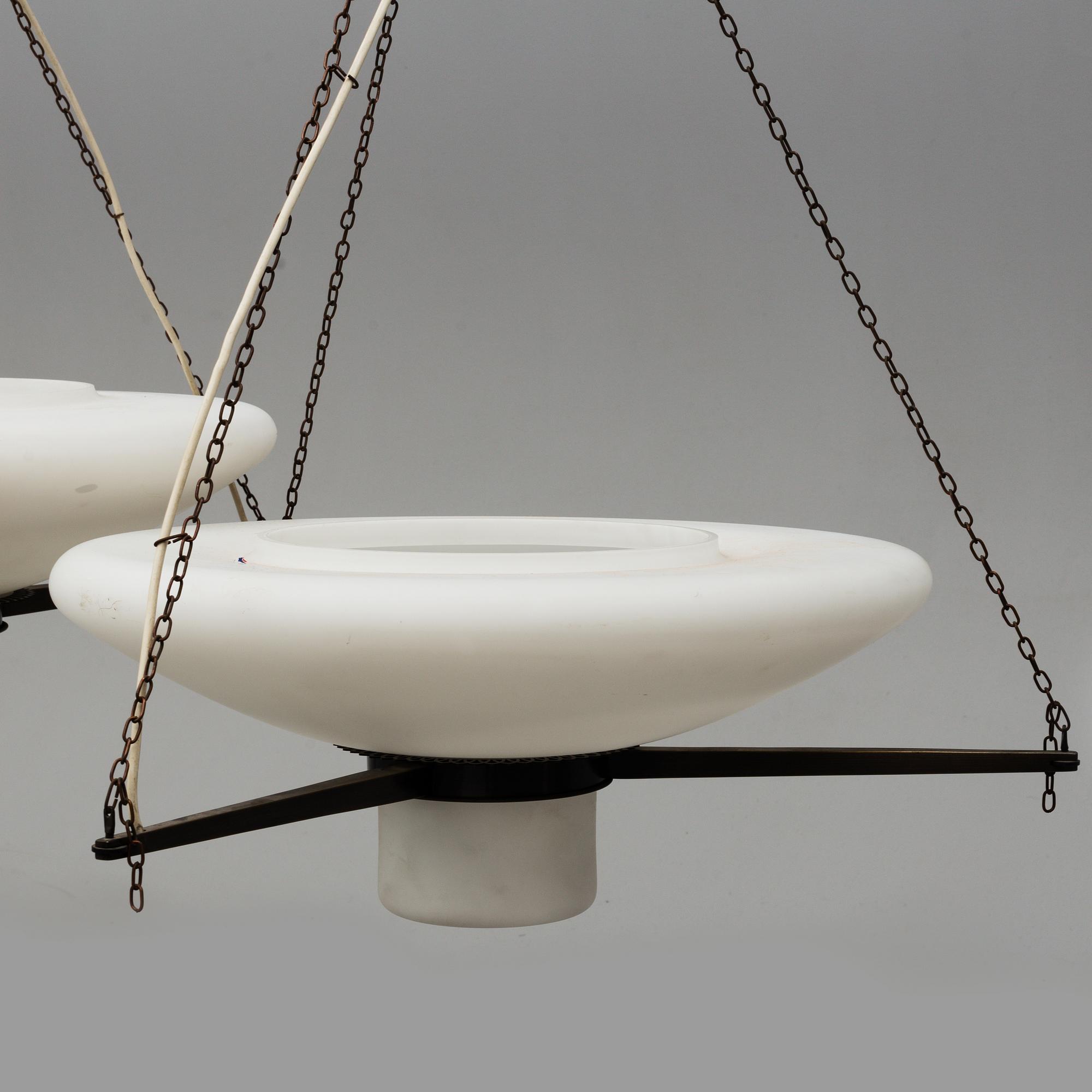 GUNNAR ASPLUND, A pair of ceiling lights by Gärsnäs 1995-2002.