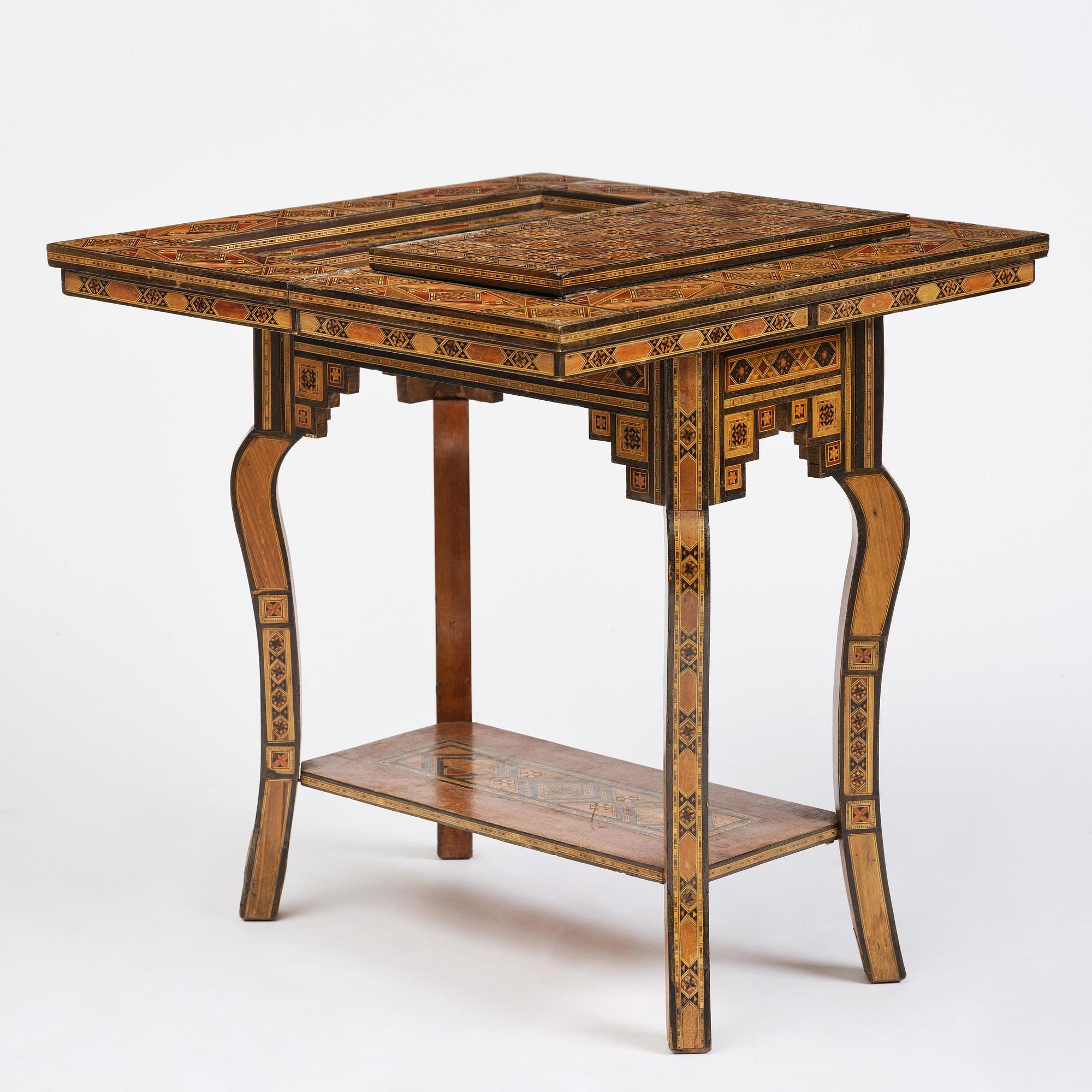 Spelbord, Damaskus Syrien, omkring år 1900.