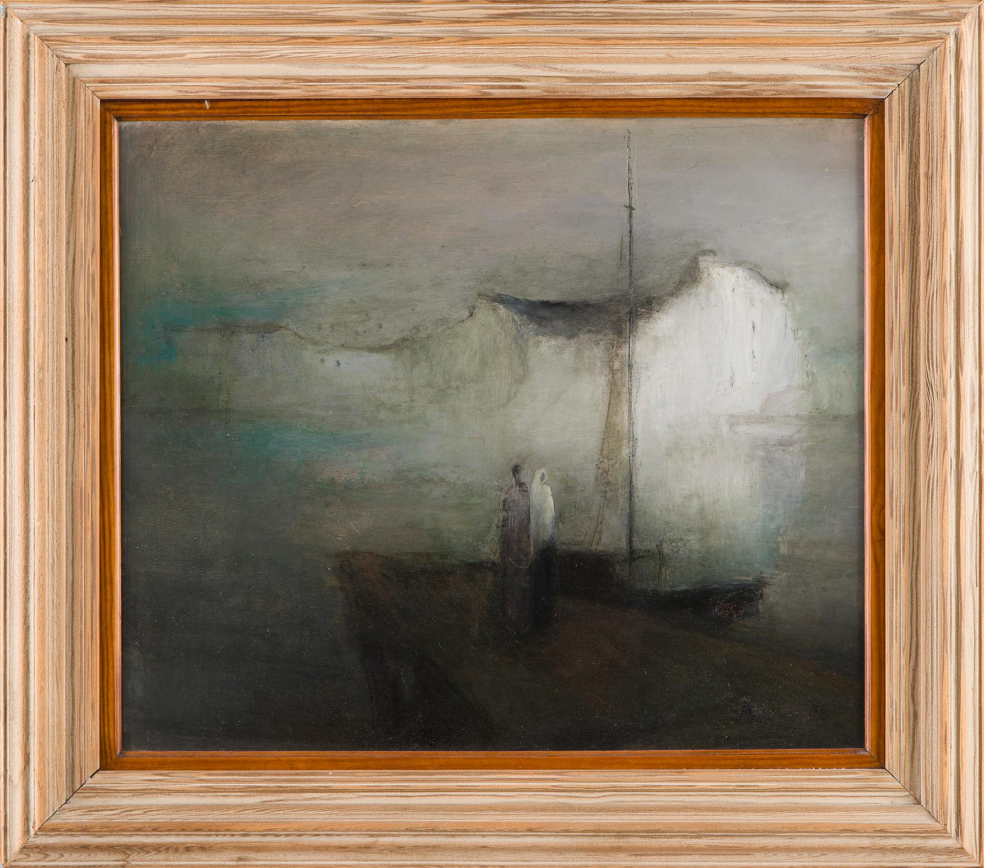 Elvi Maarni, Two Figures on the Jetty.