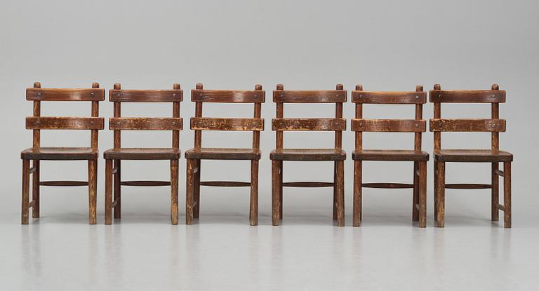 Axel Einar Hjorth, stolar, 6 st "Sandhamn", Nordiska Kompaniet, 1931.