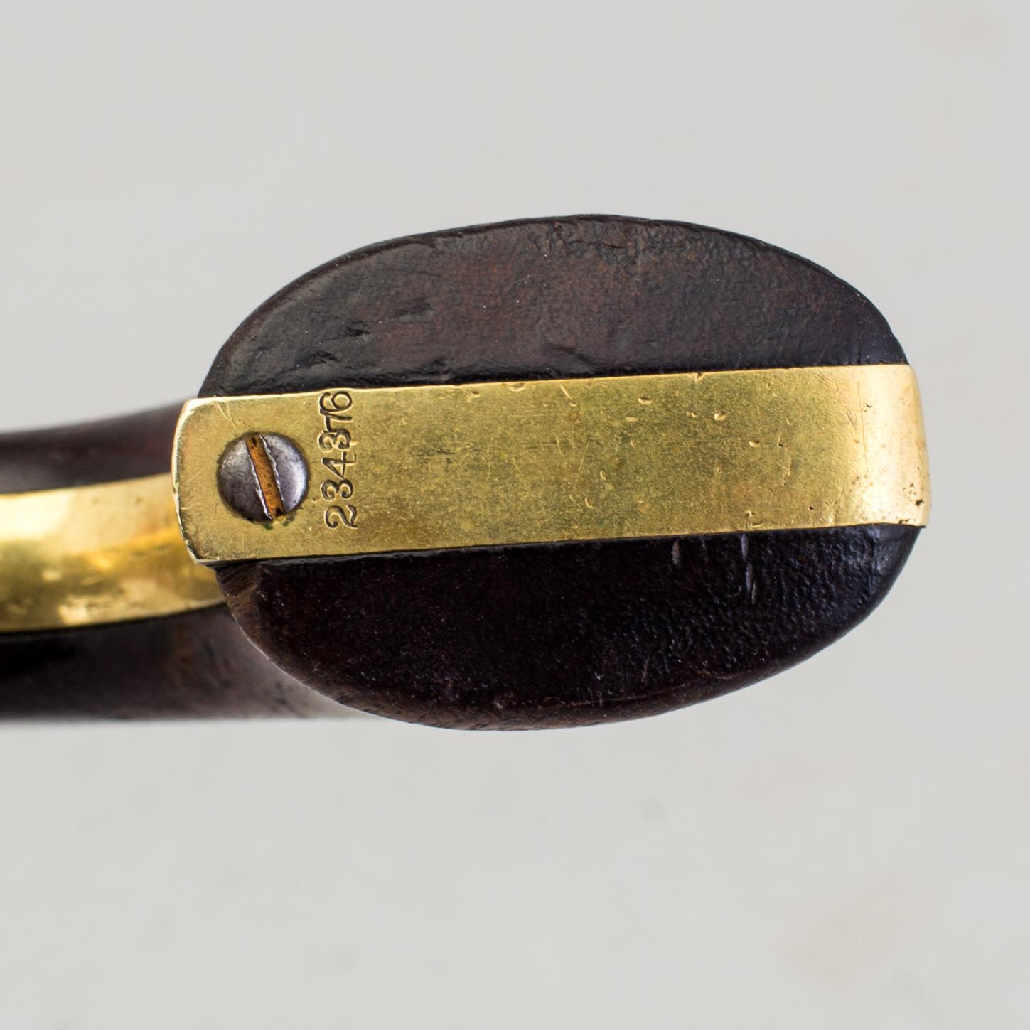 A Colt percussion revolver mid 19th century.