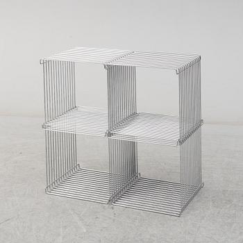VERNER PANTON, "Wire cube", 4 st,
ur serien Pantonova, för Fritz Hansen.