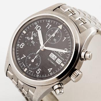 IWC, Schaffhausen, Pilot, Fliegerchronograph (T Swiss Made T), chronograph, wristwatch, 39 mm.