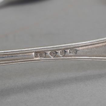 PARTI SILVER, svenska samt utländska stämplar, mestadels 1900-tal. Vikt 628 g.