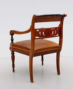 KARMSTOL, senempire, 1800-talets mitt.