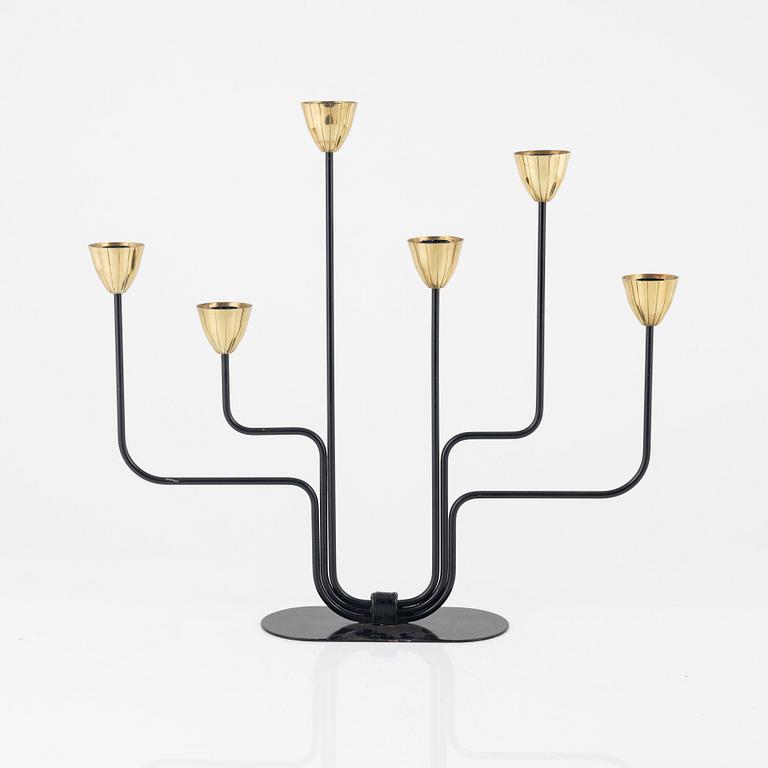 Gunnar Ander, kandelaber, Ystad Metall, Sverige 1900-talets mitt.