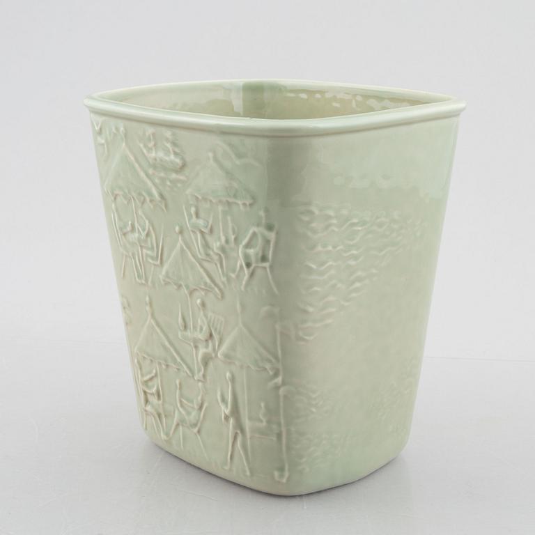 Carl-Harry Stålhane, punch/wine cooler, stoneware, Rörstrand.