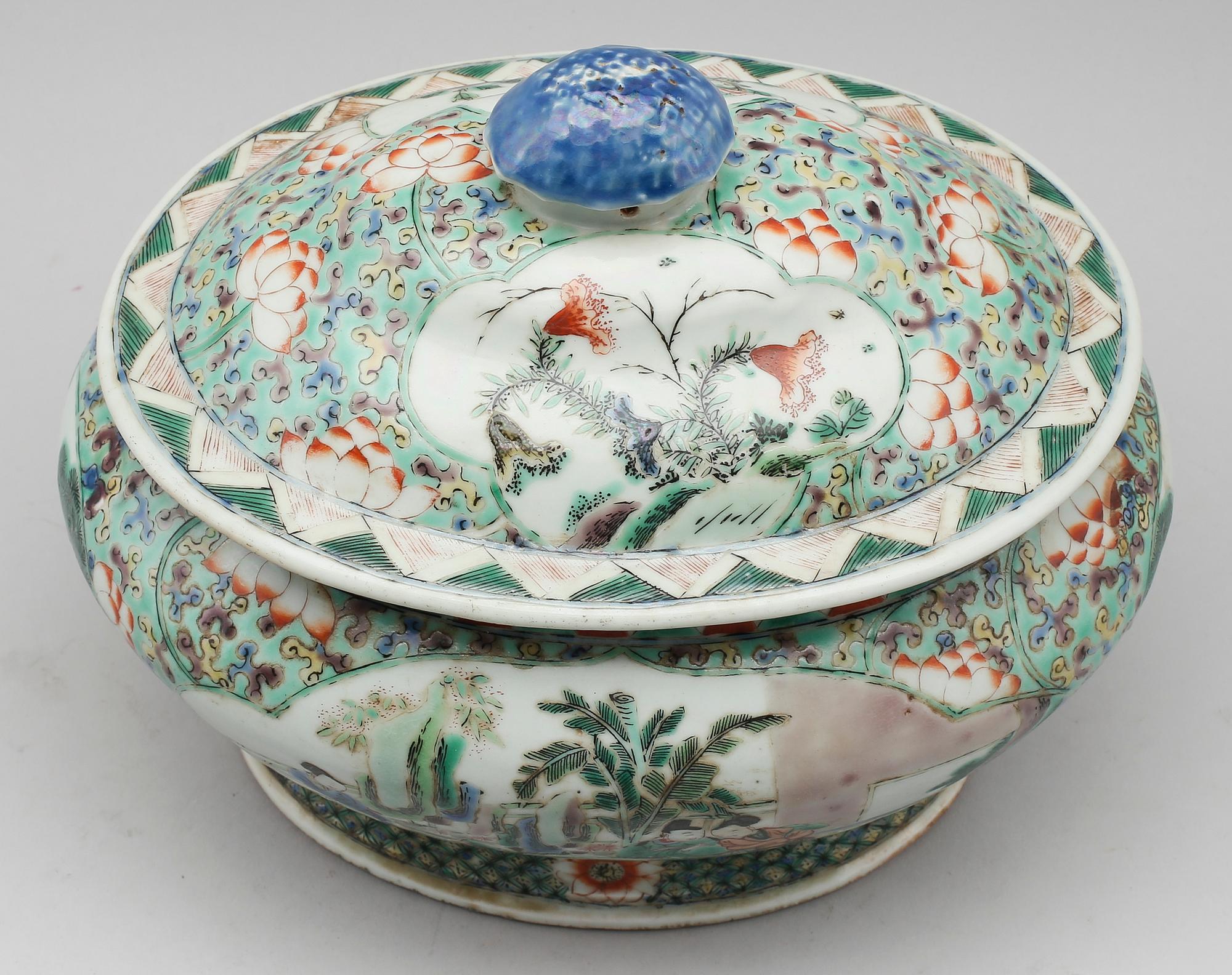 TERRIN, porslin, Kina, 1800-/1900-tal.