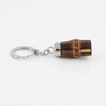 Gucci a 'Bamboo' key ring.