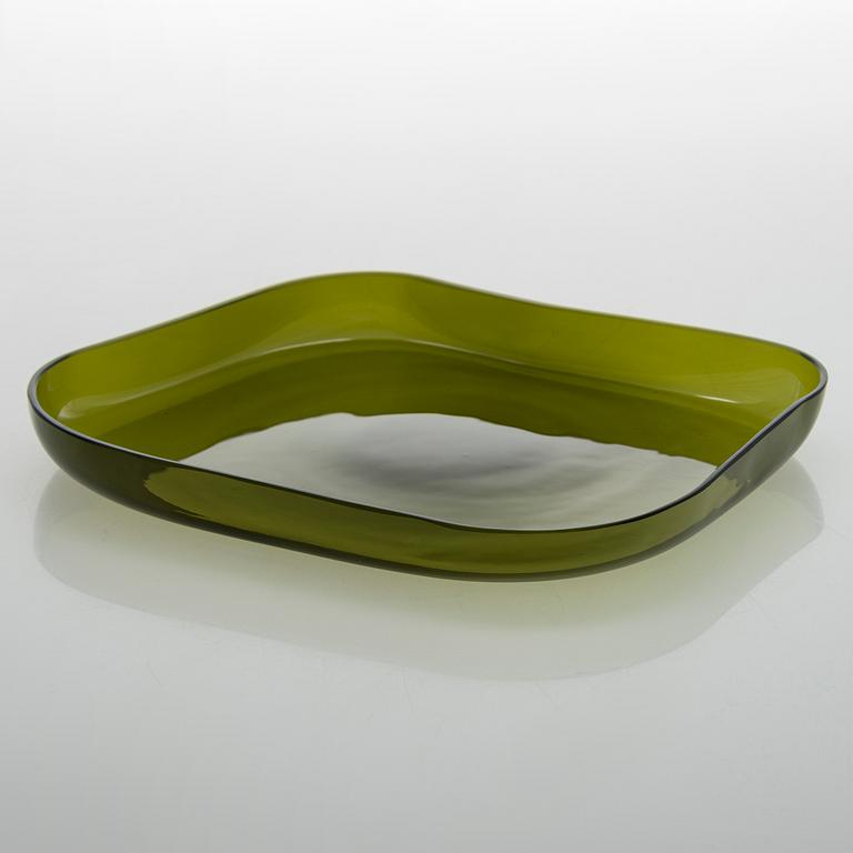 Alvar Aalto, lautanen, malli 3900-40, signeerattu Alvar Aalto Iittala -56.