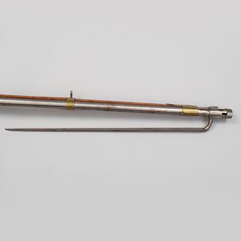A Swedish percussion rifle 1845-54 pattern.