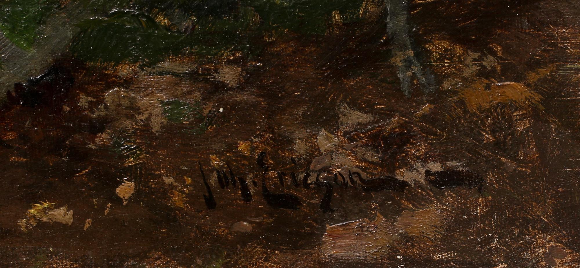 JOHAN ERICSON, olja på duk, signerad.