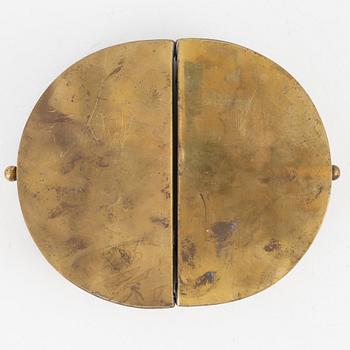 A Swedish Modern glass wall lamp, first half of the 20th Century.