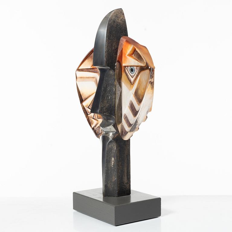 Mats Jonasson, skulptur, "Kilroy", Målerås.