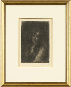 Anders Zorn, "Mrs. Cotton I".